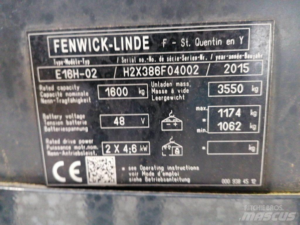 Linde E16H-02 Elektritõstukid