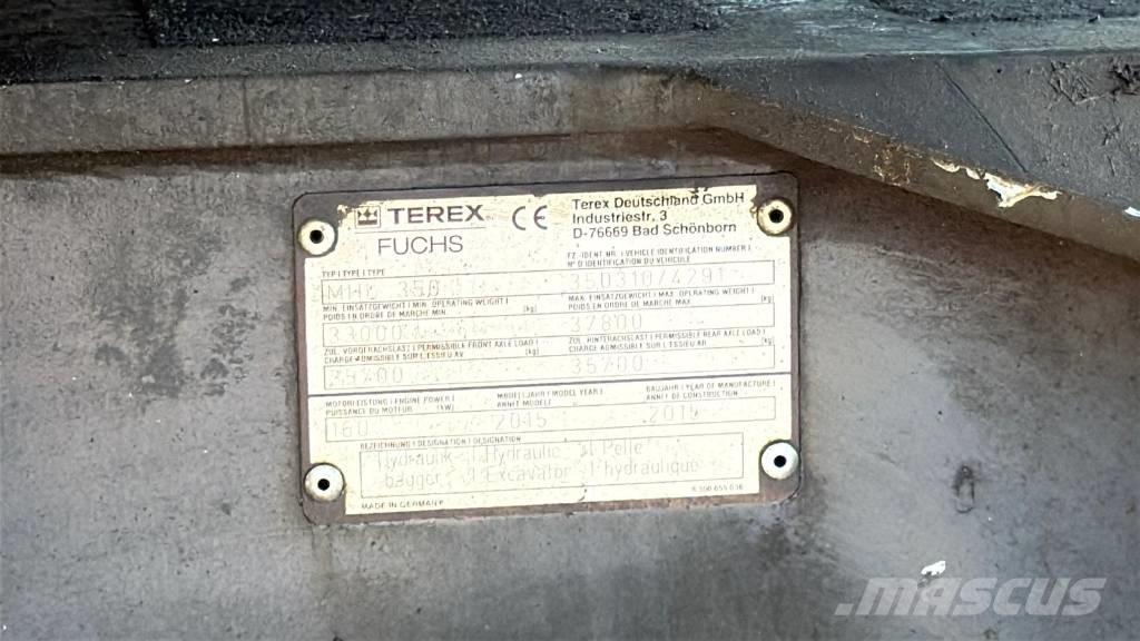 Terex Fuchs MHL 350E Muud