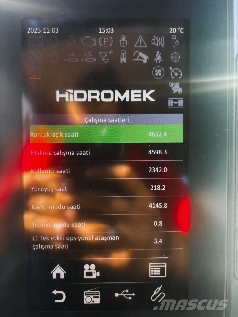 Hidromek HMK 230 NLC Roomikekskavaatorid