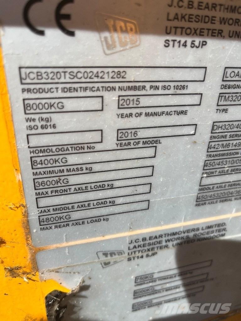 JCB TM 320 S Põllumajanduslikud teleskoopkäitlejad