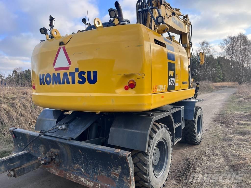 Komatsu PW 160 Ratasekskavaatorid