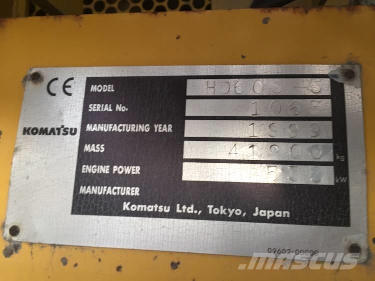 Komatsu HD 605-5 Karjääriveokid