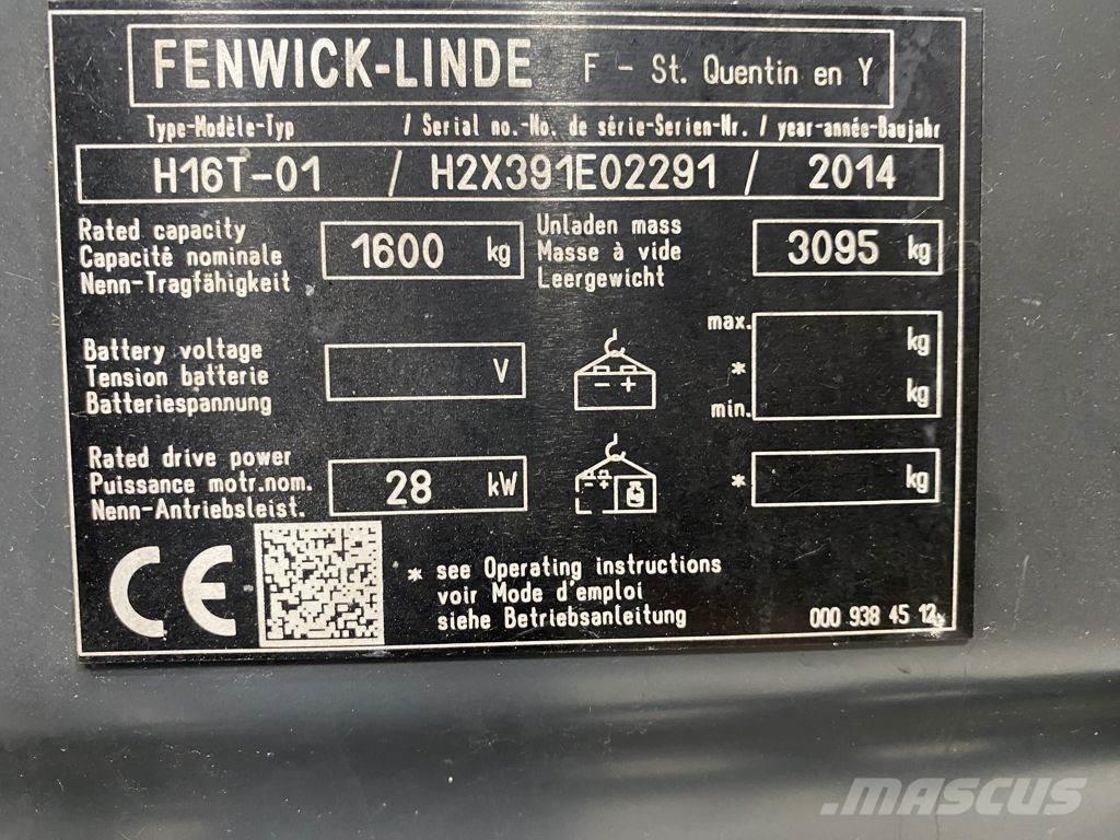 Linde H16T Kahveltõstukid - muud