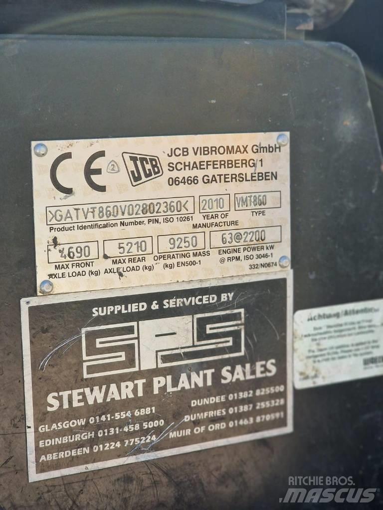 JCB Vibromax VMT 860 Tandemrullid