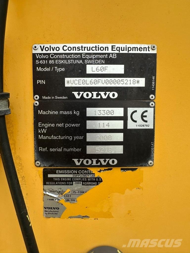 Volvo L60F Rataslaadurid