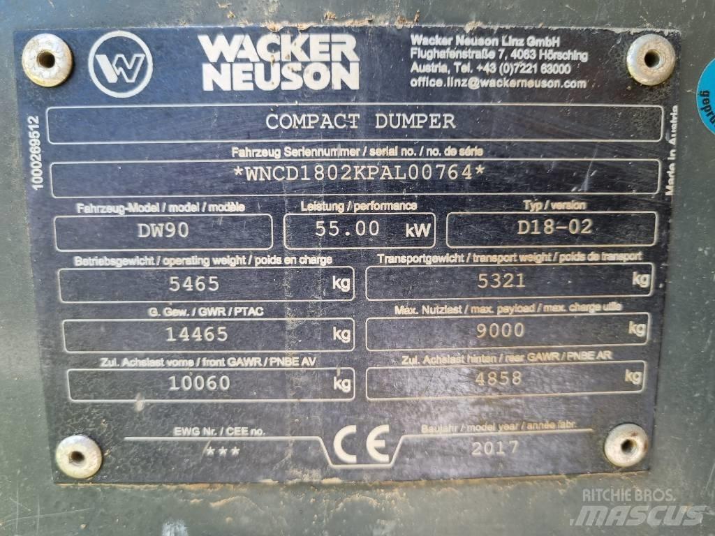 Wacker Neuson DW 90 Väikekallurid