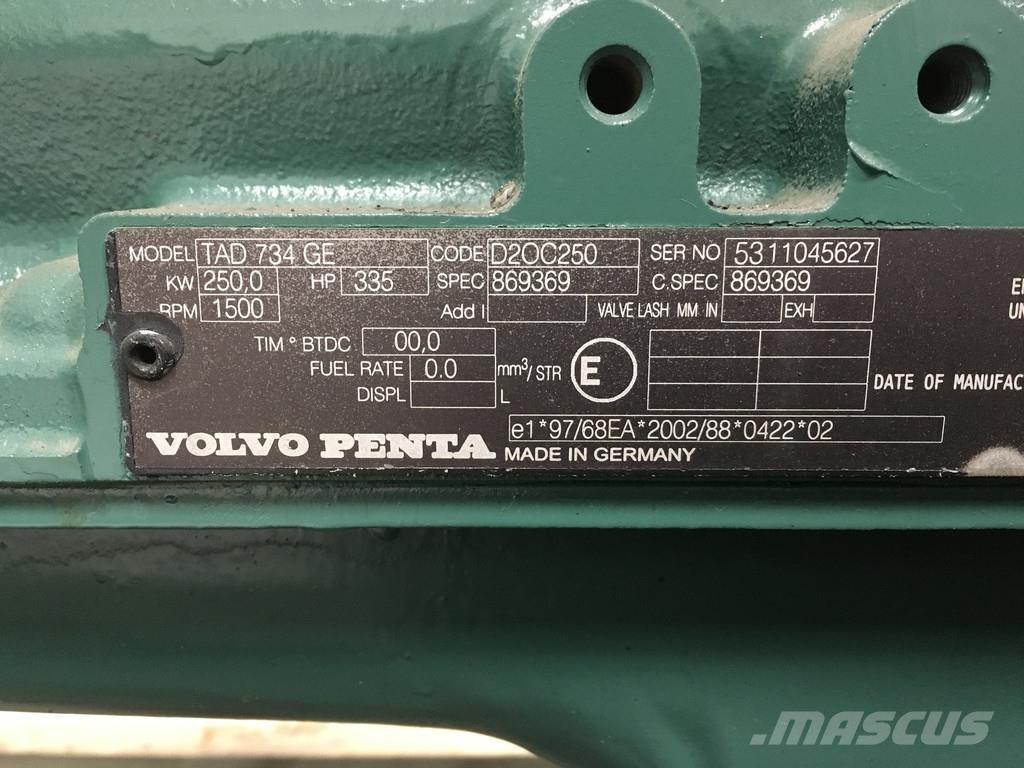 Volvo TAD734GE NEW Mootorid