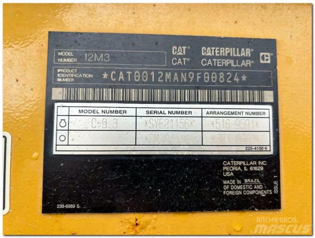 CAT 12 M 3 Greiderid