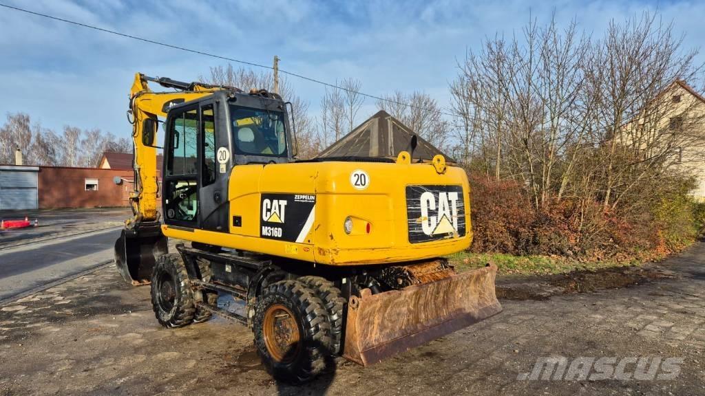 CAT M 316 D Ratasekskavaatorid