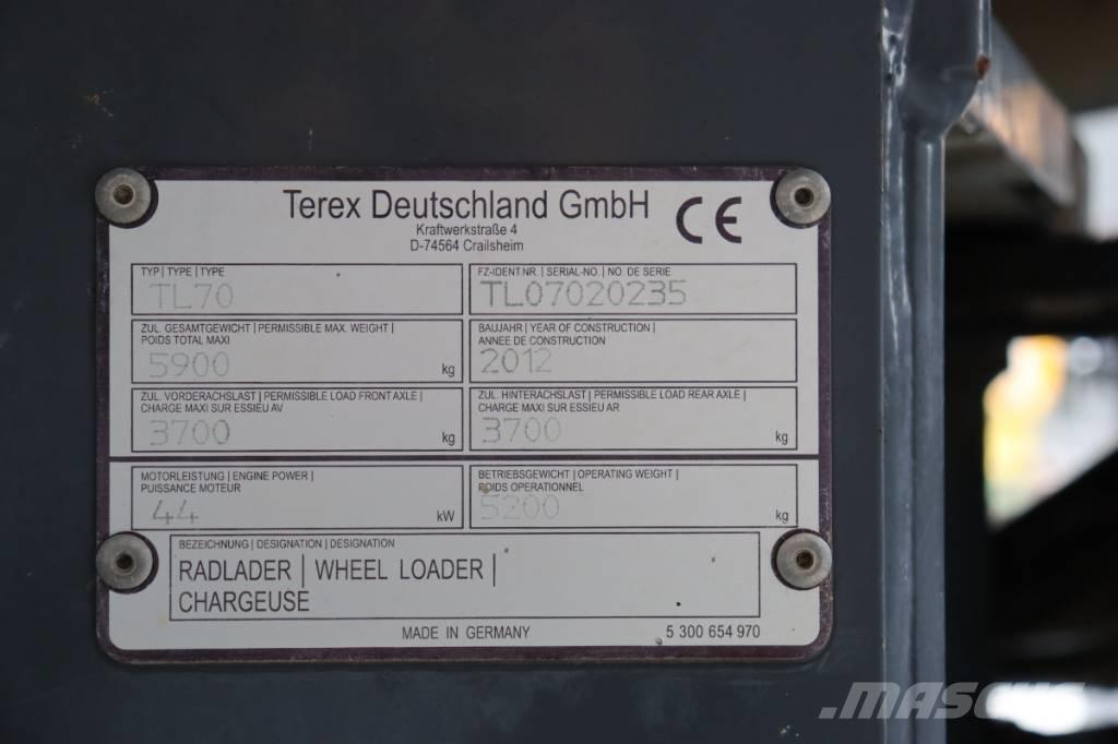 Terex TL 70 Rataslaadurid