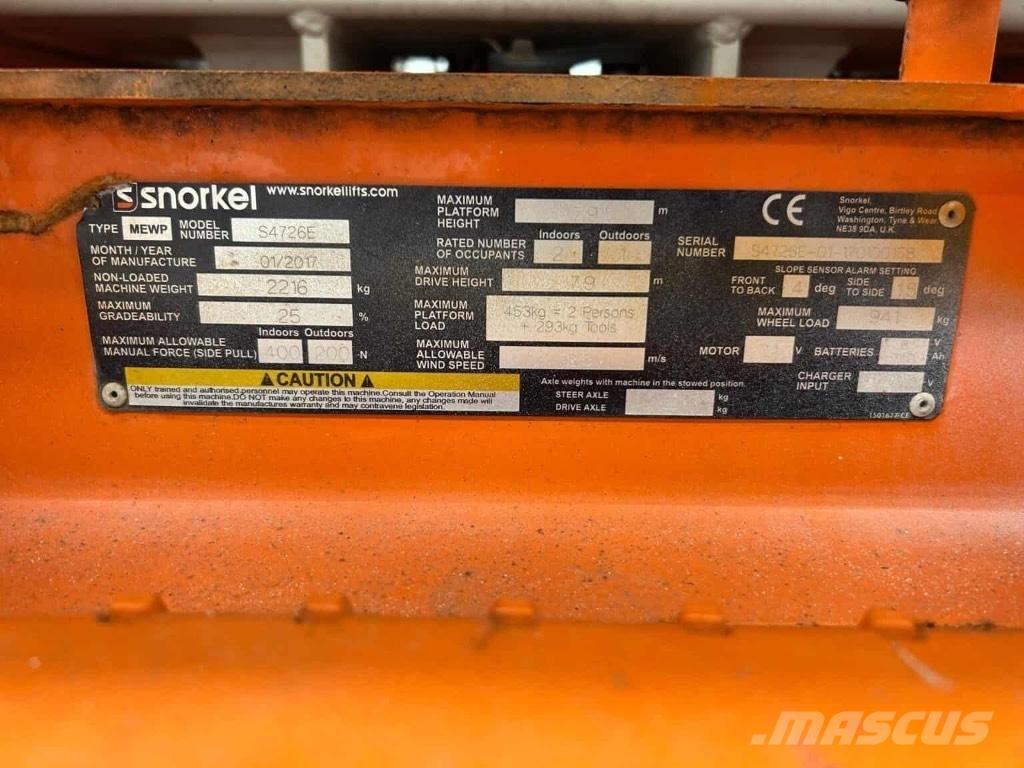 Snorkel S 4726 E Käärtõstukid