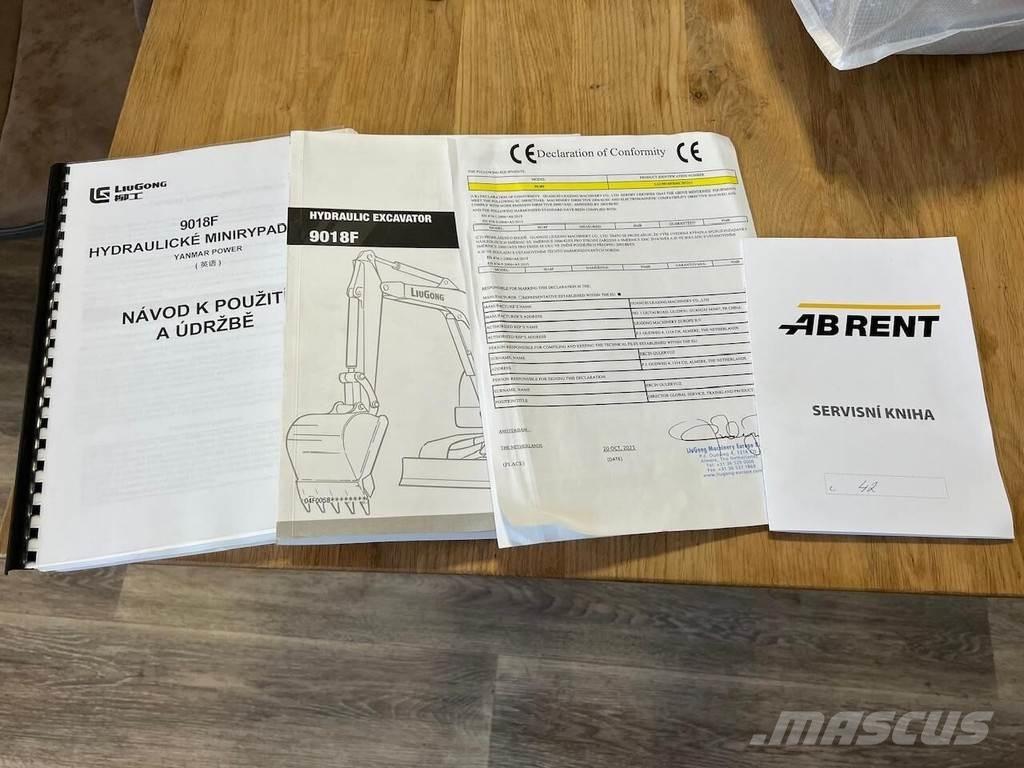 LiuGong 9018F Miniekskavaatorid < 7 t