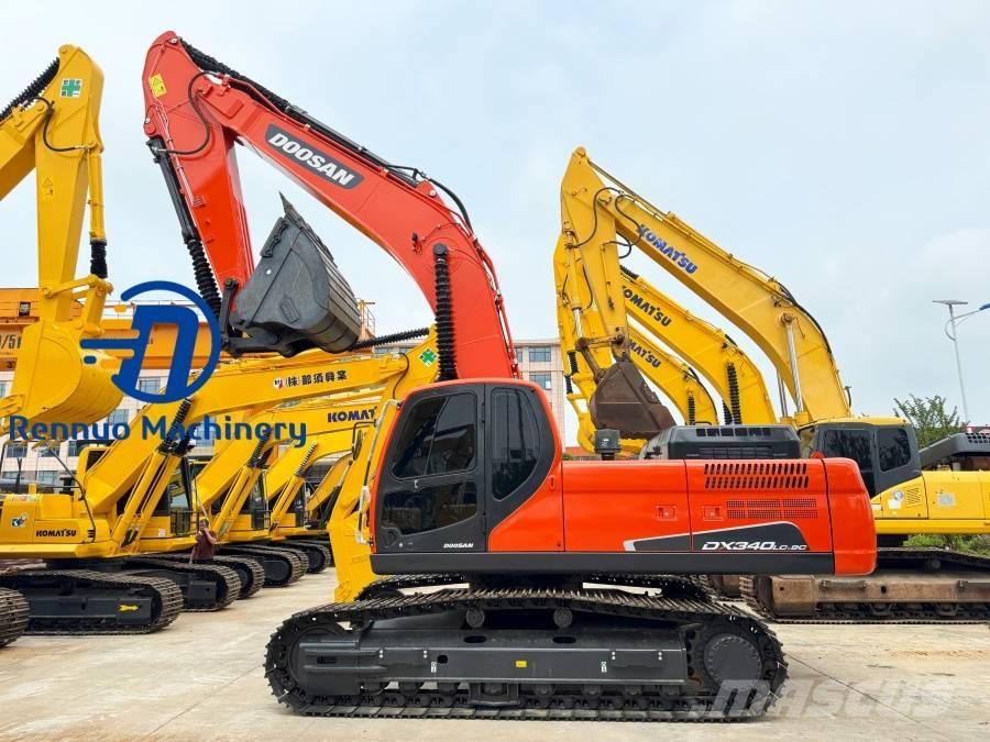 Doosan DX 340 Roomikekskavaatorid
