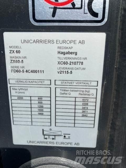 UniCarriers DX60-5 Diiseltõstukid