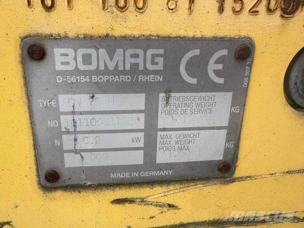 Bomag BW75H Muud rullid