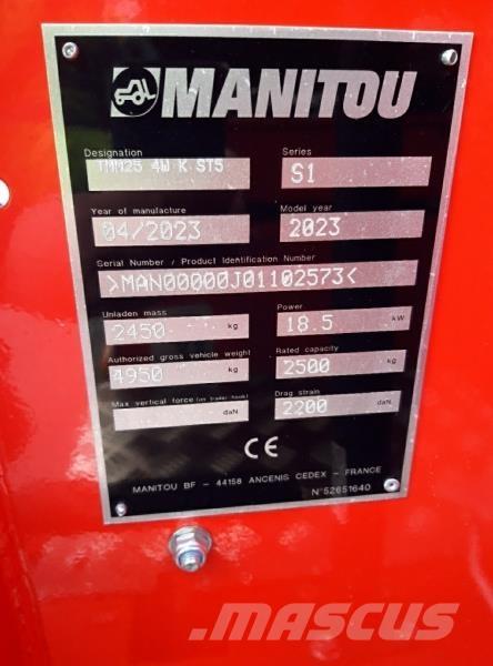 Manitou TMM25 4W Veoautol transporditav kahveltõstuk