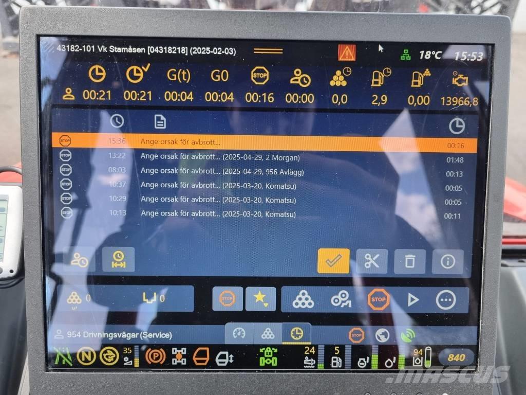 Komatsu 895 Forwarderid
