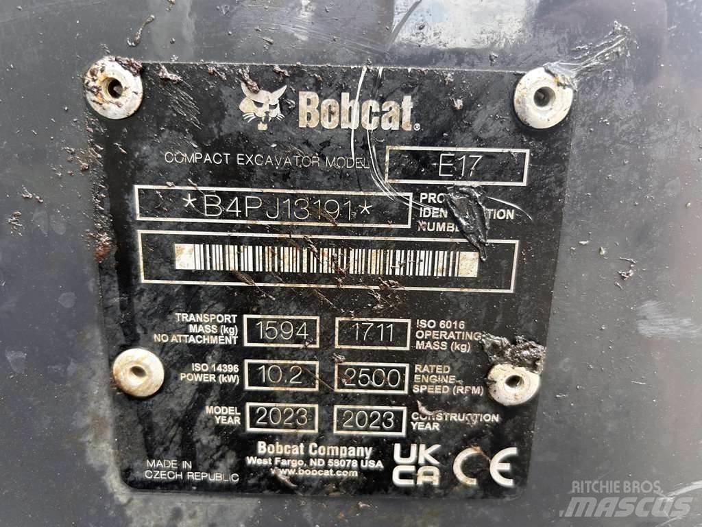 Bobcat E17 Miniekskavaatorid < 7 t