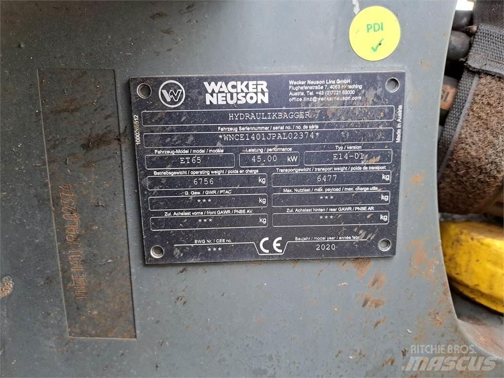 Wacker Neuson ET65 Roomikekskavaatorid
