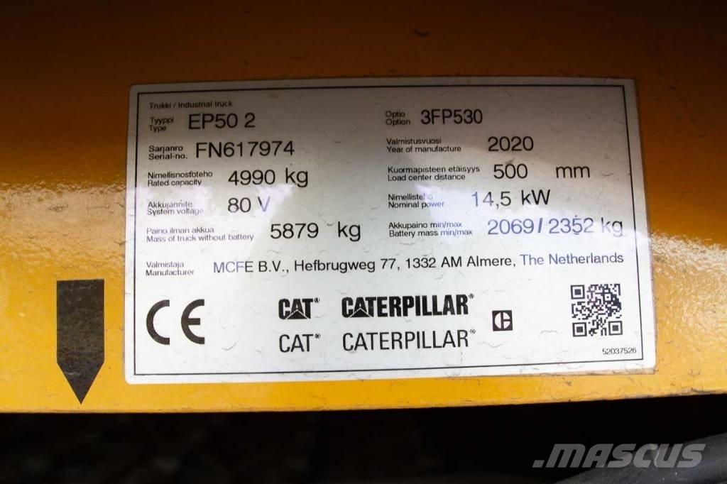 CAT EP 50 Elektritõstukid