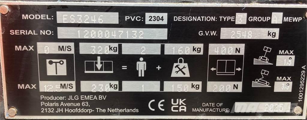 JLG ES3246 Käärtõstukid