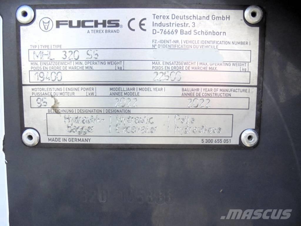 Fuchs MHL 320 Materjalikäitlusmasinad