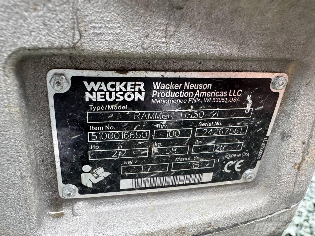 Wacker Neuson BS50-2 Vibroplaadid