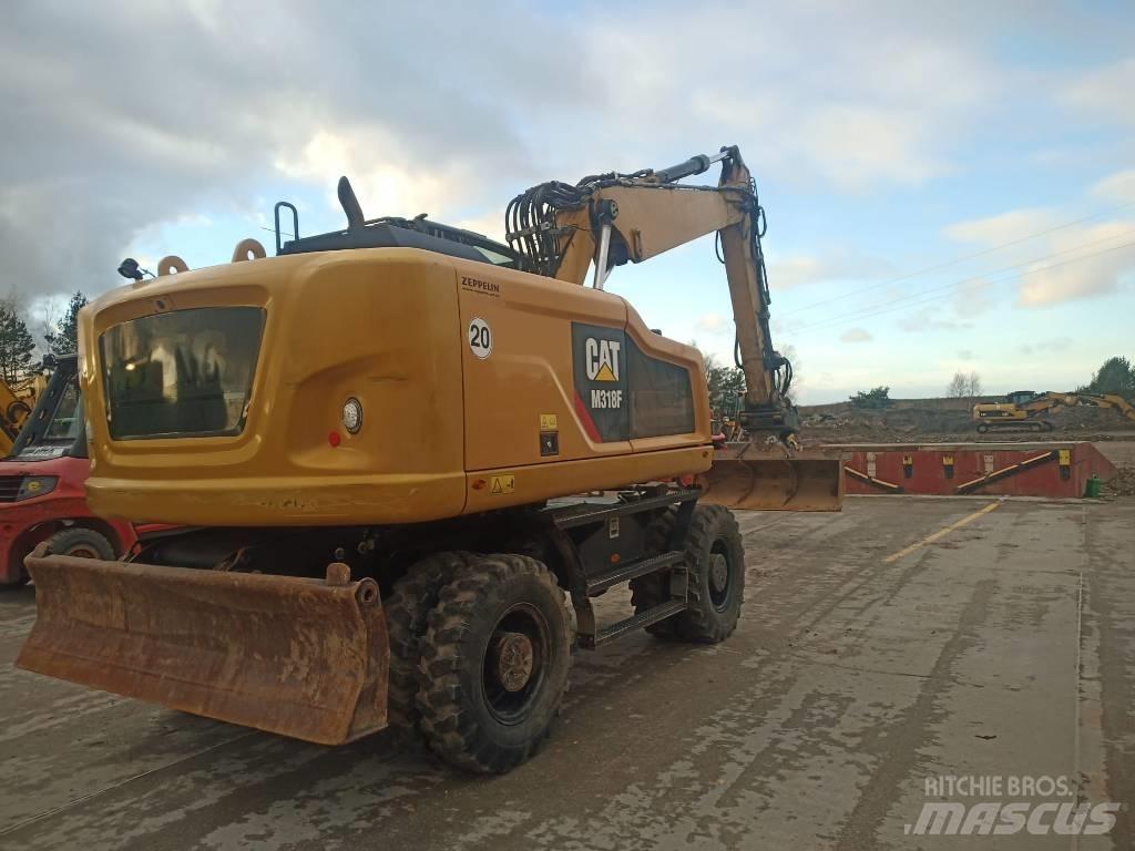 CAT M 318 F Ratasekskavaatorid