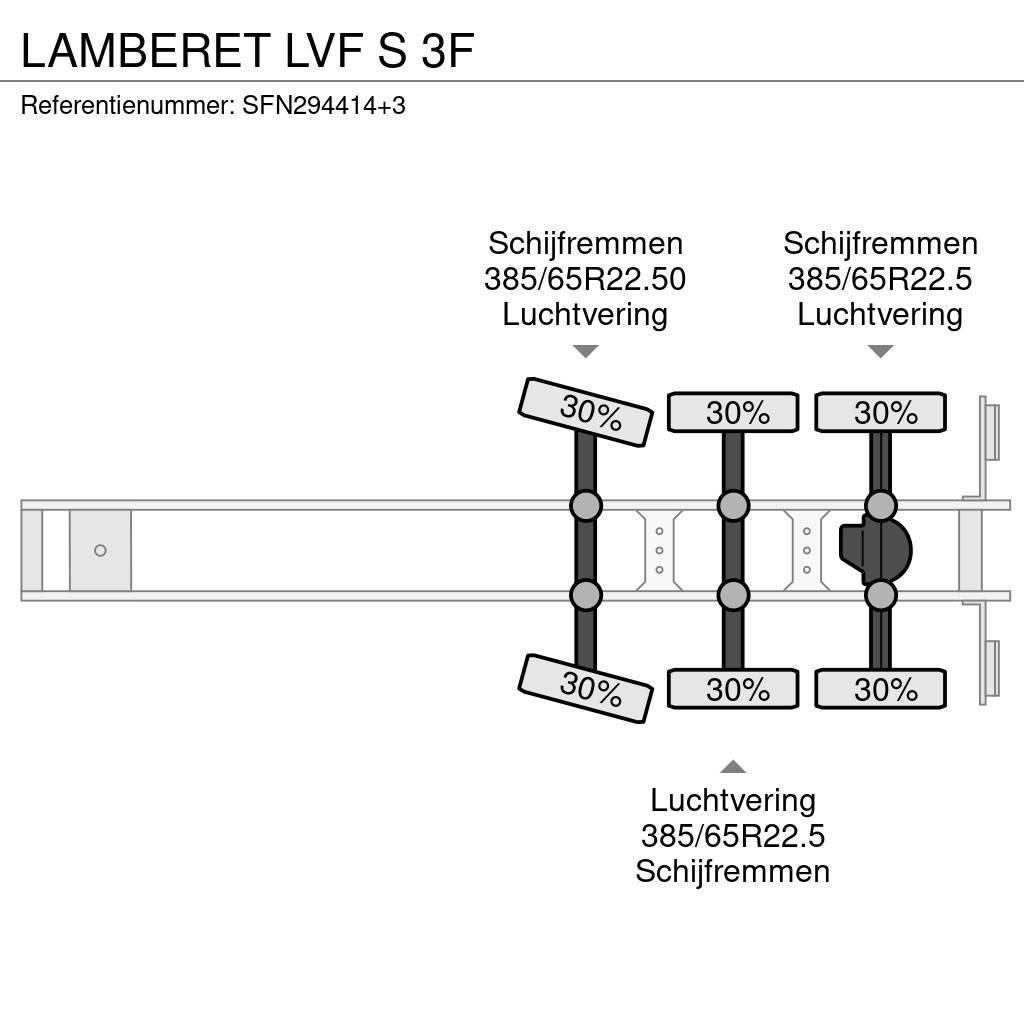 Lamberet LVF S 3F Külmikpoolhaagised