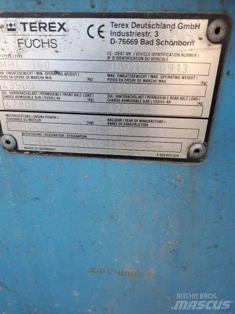 Fuchs MHL360D Materjalikäitlusmasinad