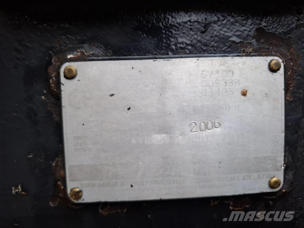 Yanmar SV 100 Väikeekskavaatorid 7t-12t