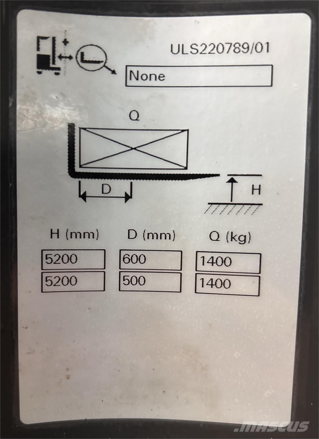 Atlet ULS140 Lükandmastiga tõstukid