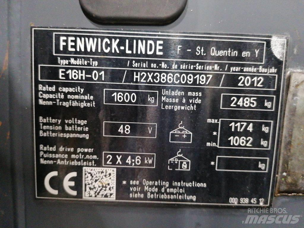 Linde E16H-01 Elektritõstukid