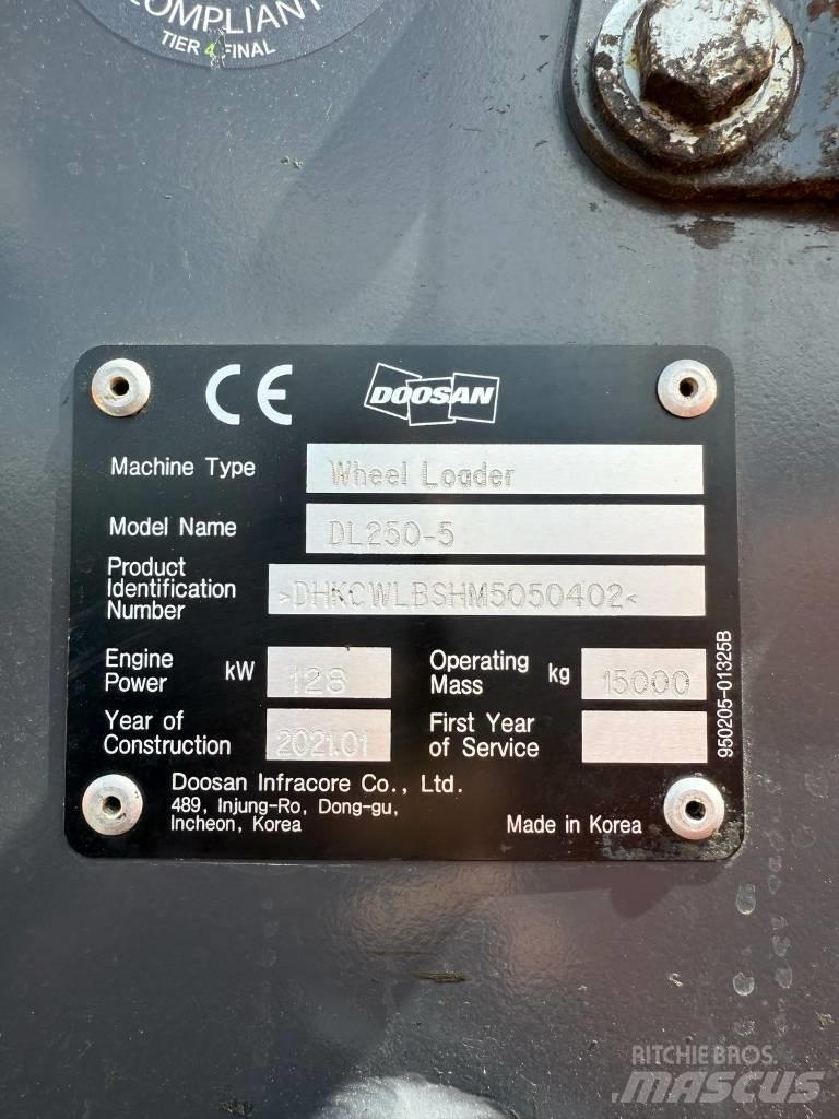 Doosan DL 250-5 Rataslaadurid
