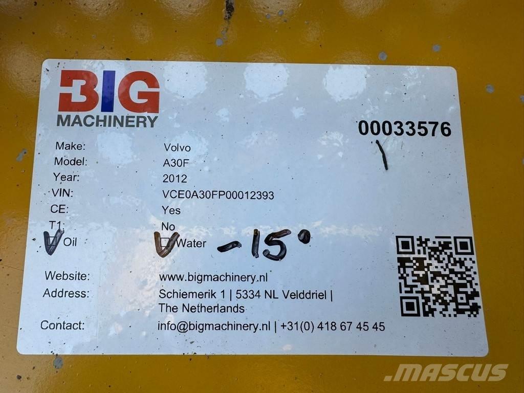 Volvo A30F Liigendraamiga pinnaseveokid