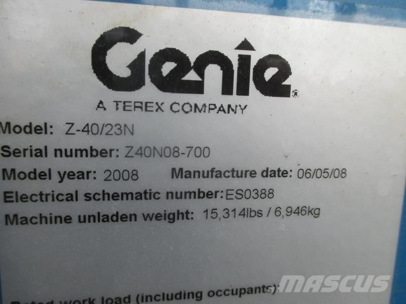 Genie Z 40/23 N Iseliikuvad poomtõstukid