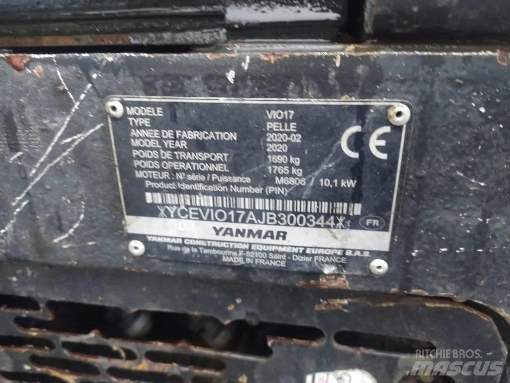 Yanmar Vio 17 U Miniekskavaatorid < 7 t