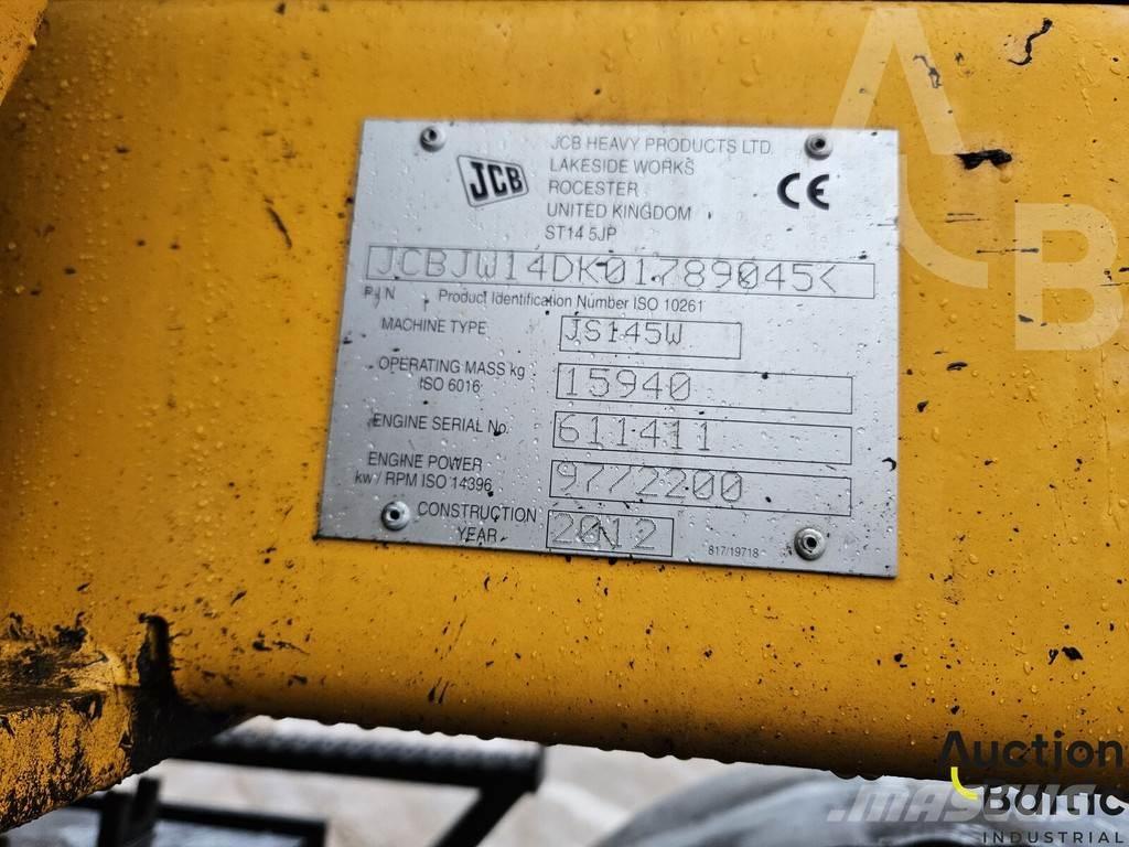 JCB JS 145 W Ratasekskavaatorid