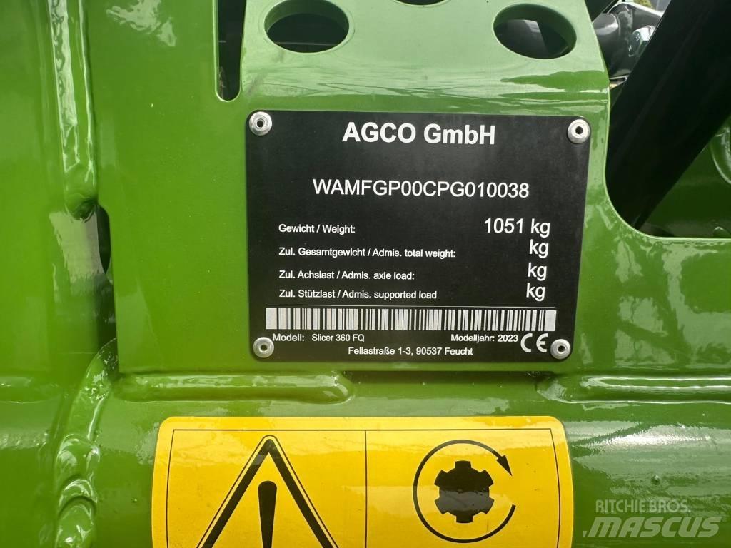 Fendt Slicer 360 FQ Niidukid