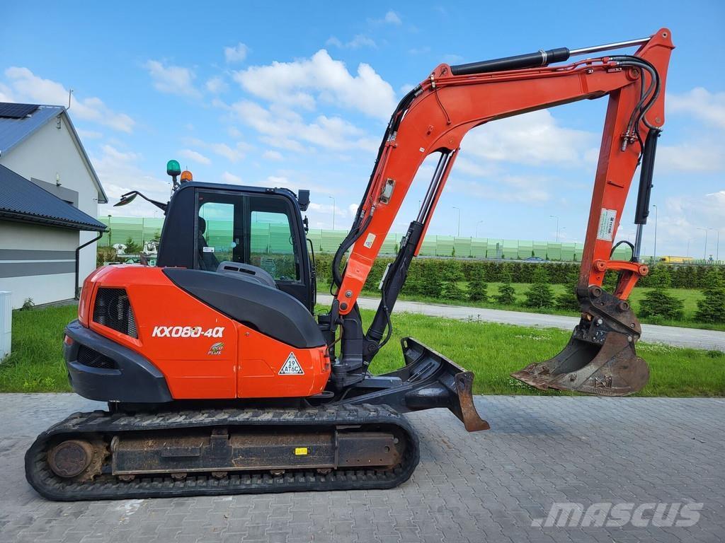 Kubota KX080-40 Miniekskavaatorid < 7 t