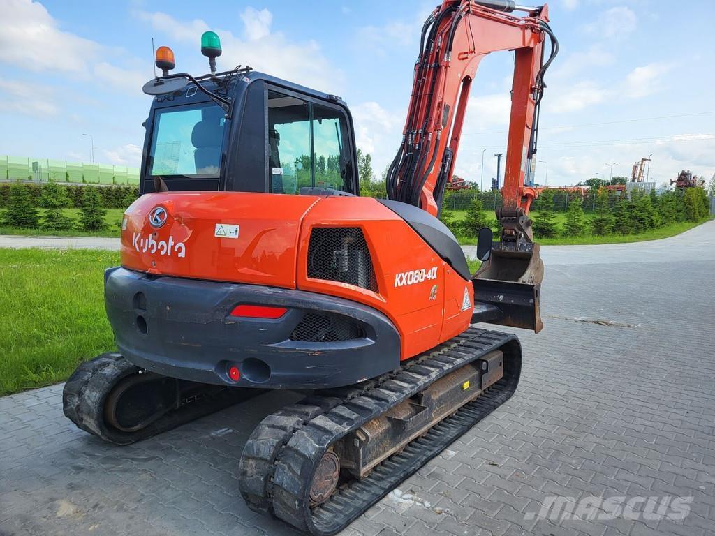 Kubota KX080-40 Miniekskavaatorid < 7 t