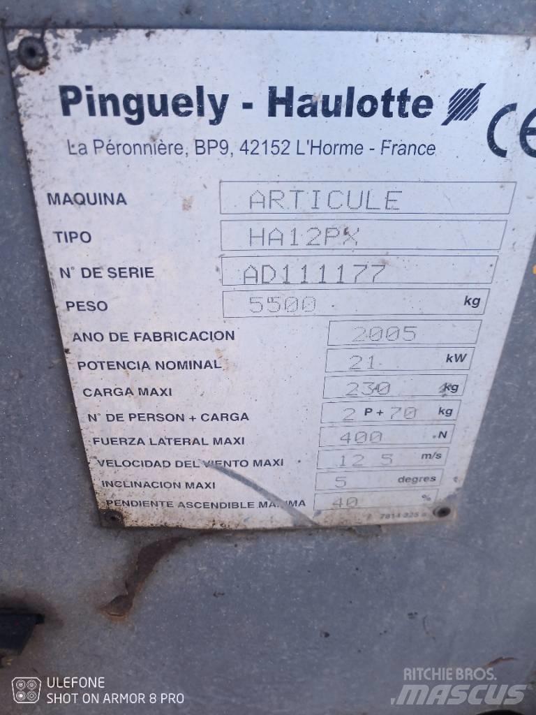 Haulotte HA 12 PX Iseliikuvad poomtõstukid