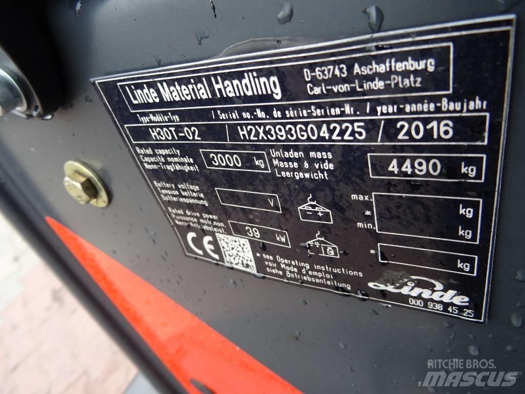 Linde H30T-02 Gaasitõstukid