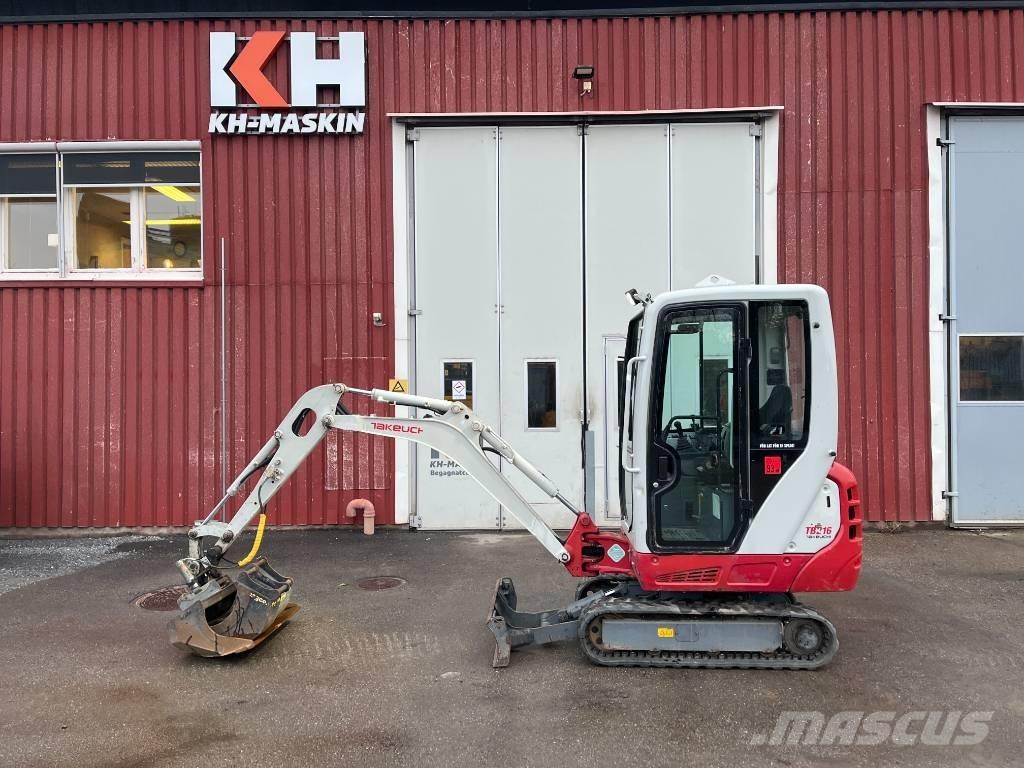 Takeuchi TB 216 Miniekskavaatorid < 7 t