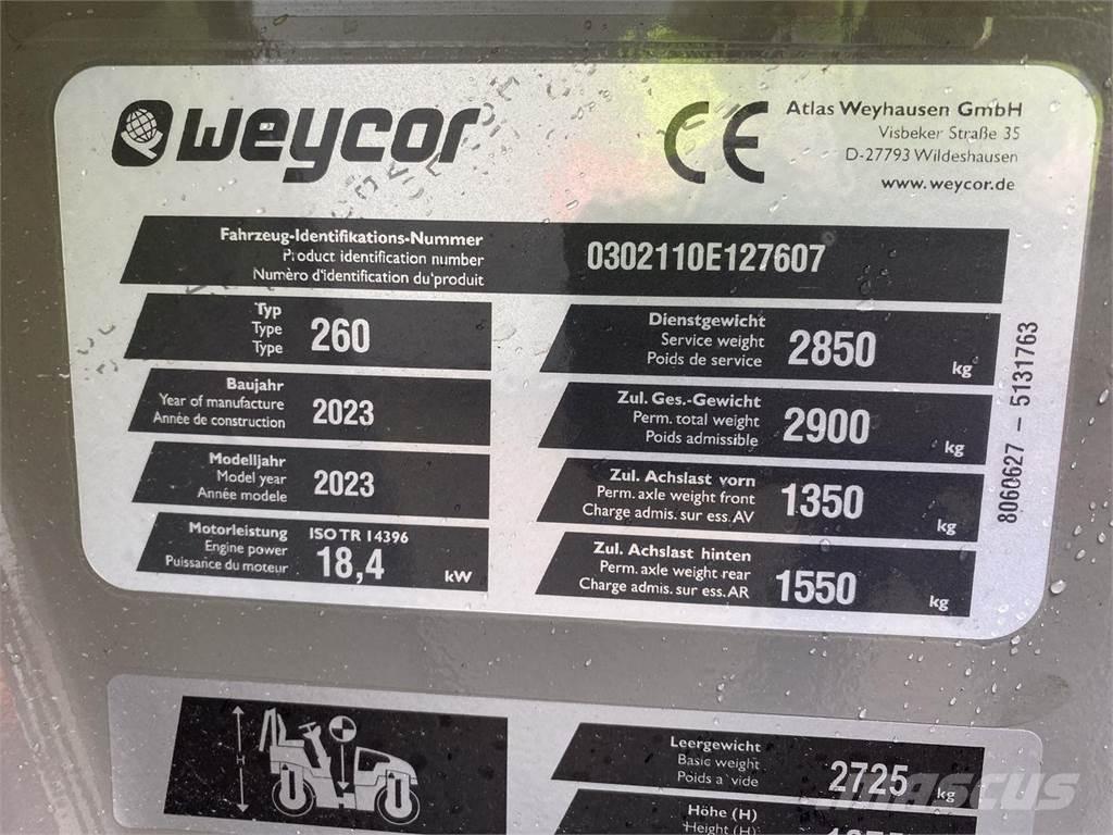Weycor AW260 Pinnaserullid