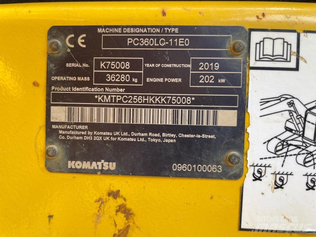 Komatsu PC 360 LC-11 Roomikekskavaatorid