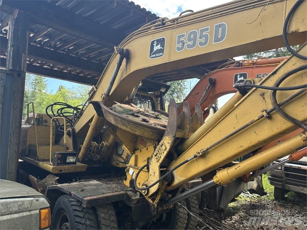 DEERE 595D Ratasekskavaatorid