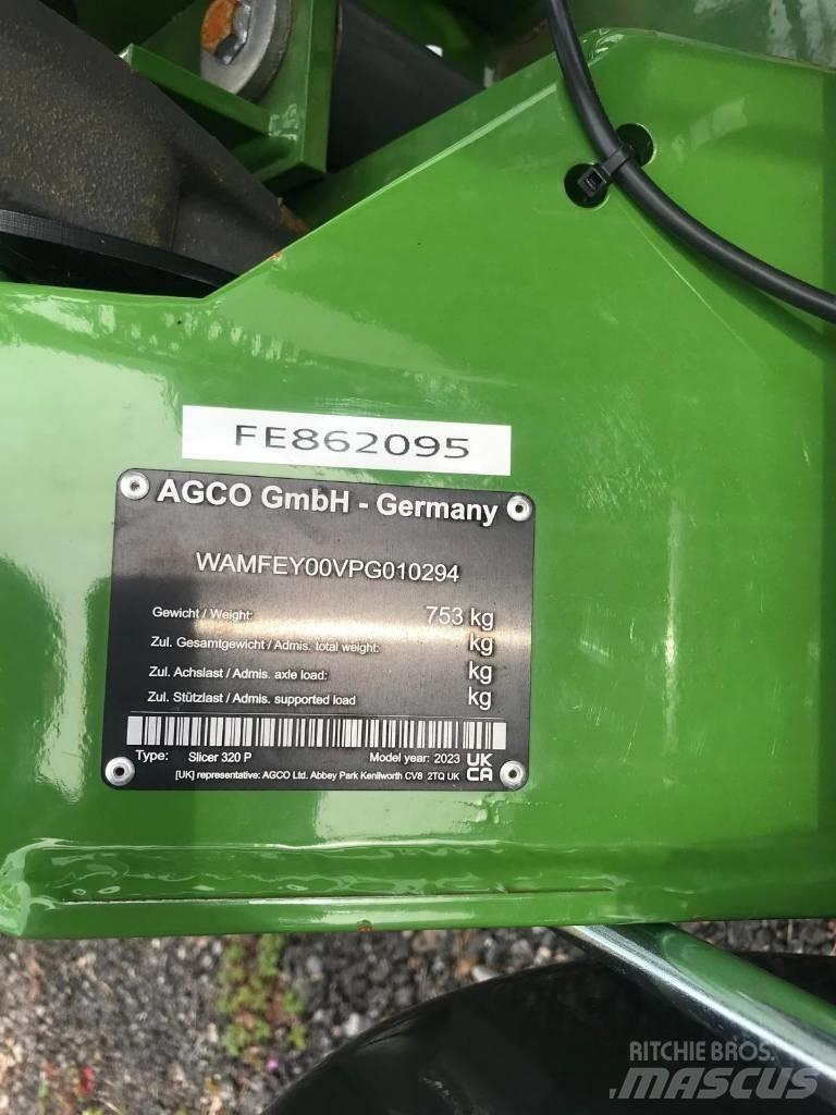 Fendt Slicer 320 P Niidukid
