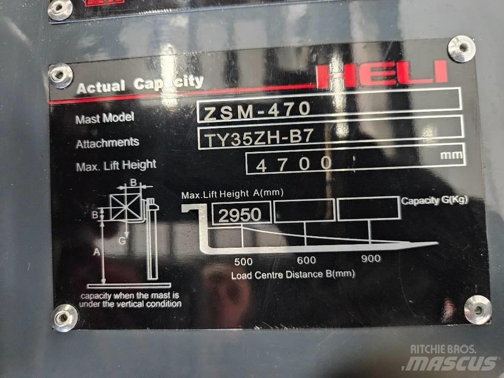 Heli CPCD 35 KU17G3 Diiseltõstukid