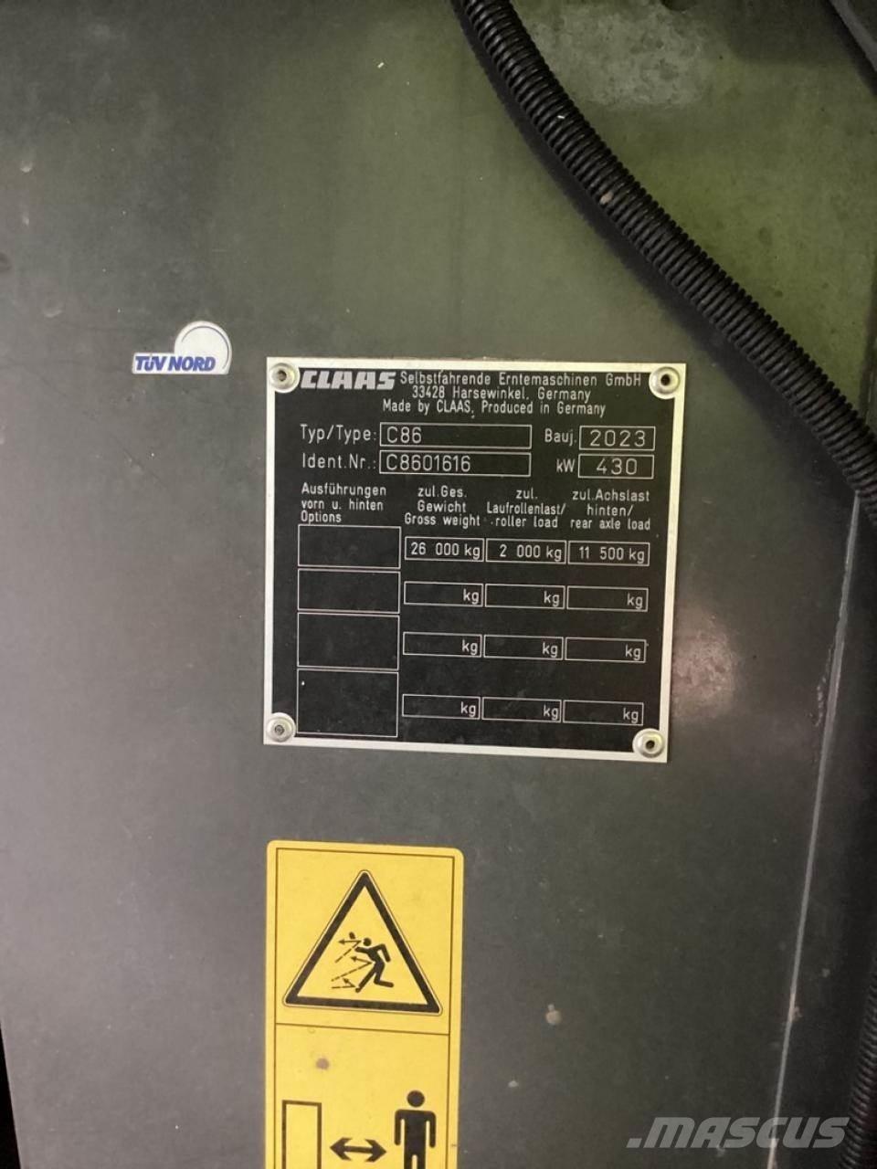 Claas 8700 TT Muud põllumajandusmasinad